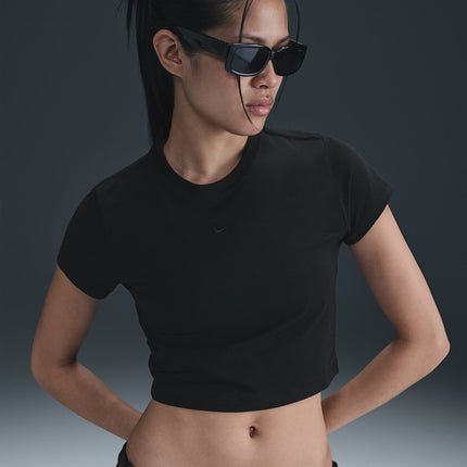 Sportswear Chill Knit Women's Cropped T-Shirt - HF9538 - 010