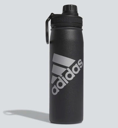 STEEL METAL BOTTLE 600 ML - BLACK/SILVER - 5148636