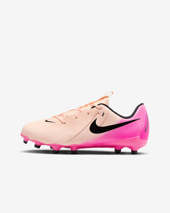 NIKE JR PHANTOM GX II ACADEMY FG/MG - FD6722-800 - CRIMSON TINT/BLACK PINK - FD6722-800