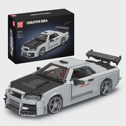 Mould King 10113 Supercar GTR Racing Technical Building Block Model 1471pcs