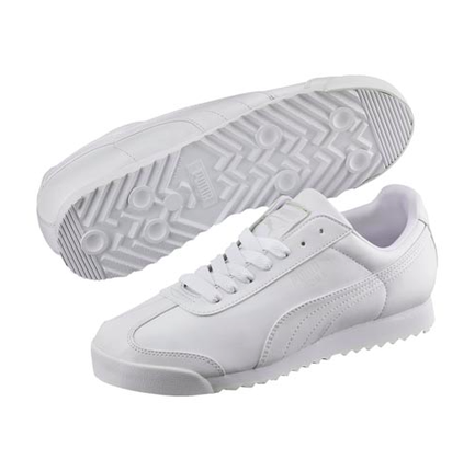 M Adult Roma Basic Wht/Lght Gry Classics Sportstyle Prime - 353572 21