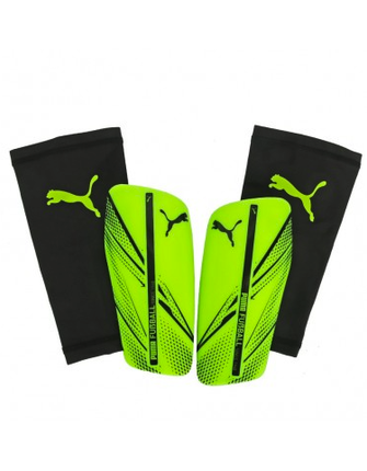 M Attacanto Sleeve Shin Guard ELEC LIM-BLK Teamsport Football - 030887 04