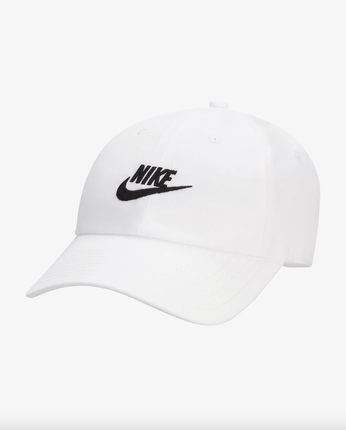U NK CLUB CAP U CB FUT WS WHT/(BLK) - FB5368-100