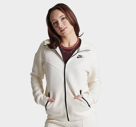 WOMEN'S NIKE SPORTSWEAR TECH FLEECE WINDRUNNER FULL-ZIP HOODIE - FB8338-110