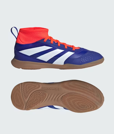 Predator League Futsal Shoes for Kids - BLU/RED - IF6409