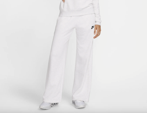 Nike Sportswear Club Fleece Women's Mid-Rise Wide-Leg Sweatpants - FB2727-051