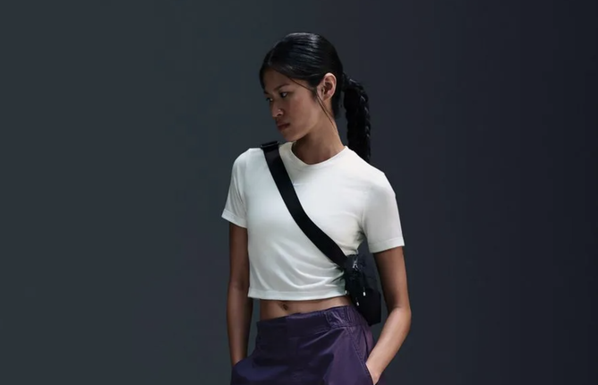 Cropped Slim Fit T-shirt for Women - SAIL - FB2873-133