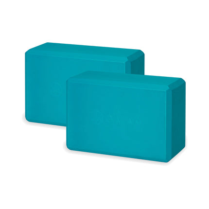 YOGA BLOCK 2-PACK - VIVID BLUE - 05-62964