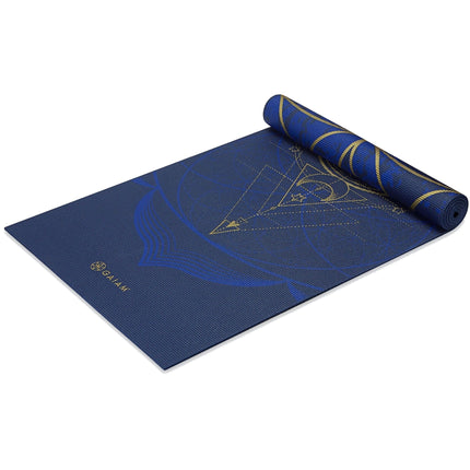 REVERSIBLE METALLIC SUN & MOON YOGA MAT (6MM) - 05-63419