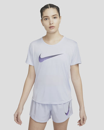 W NK ONE DF SWSH HBR TEE - OXYGEN PURPLE - DX1025-536