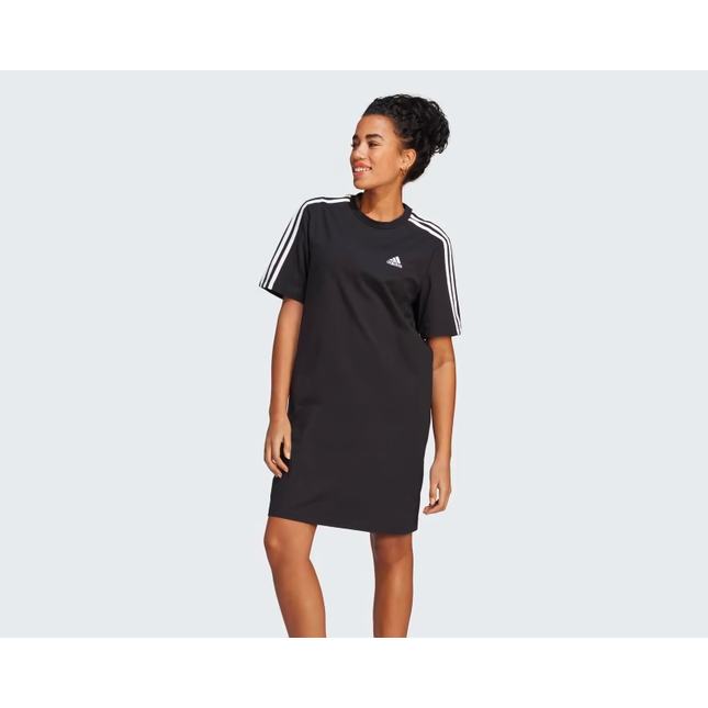 ESSENTIALS 3-STRIPES SINGLE JERSEY BOYFRIEND TEE DRESS - HR4923