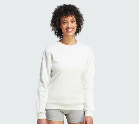 ESSENTIALS 3-STRIPES FLEECE SWEATSHIRT - IM0207