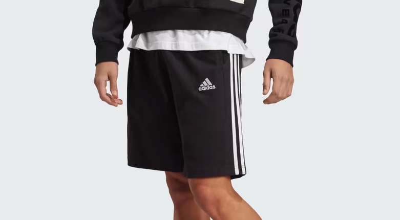 ESSENTIALS 3-STRIPES SIMPLE MESH SHORTS - IC9382