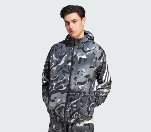 FUTURE ICONS ALLOVER PRINT FULL-ZIP HOODIE - IJ8843