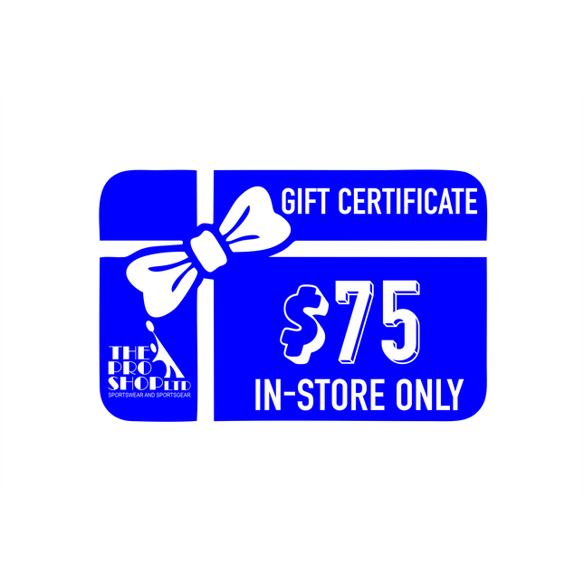 $75 Gift Certificate