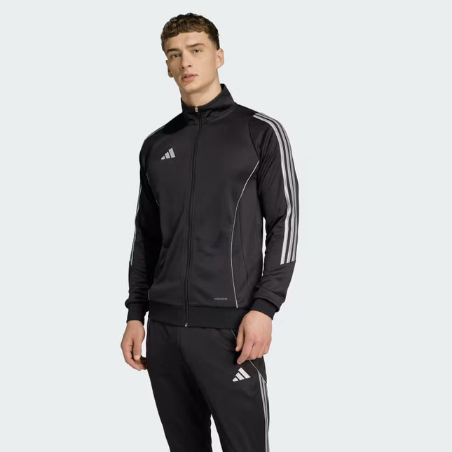 M TIRO 24 TRAINING JACKET - BLK/SILVER JM6809