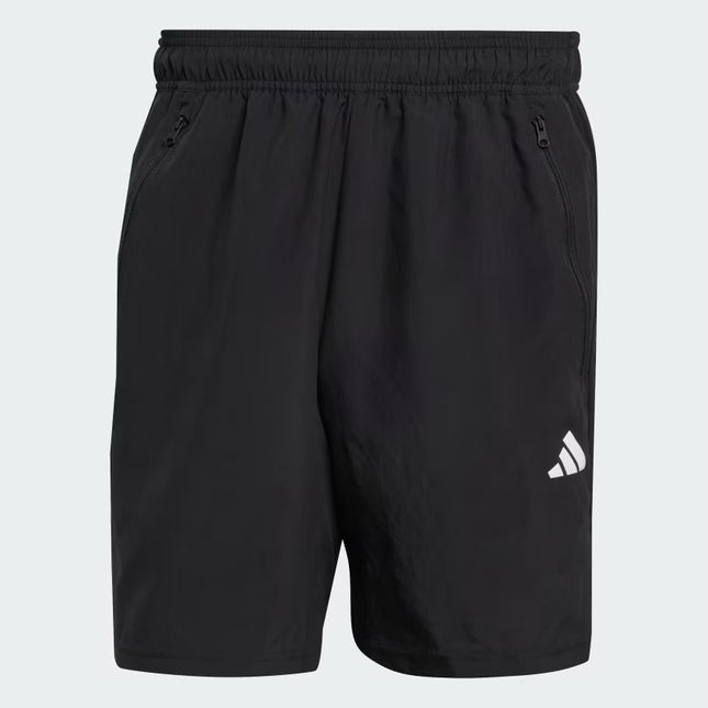 TRAIN ESSENTIALS WOVEN TRAINING SHORTS  - BLACK - IC6976