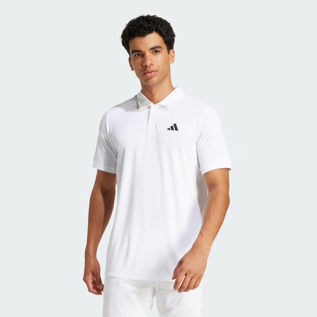 M CLUB TENNIS POLO SHIRT WHITE - JD8636