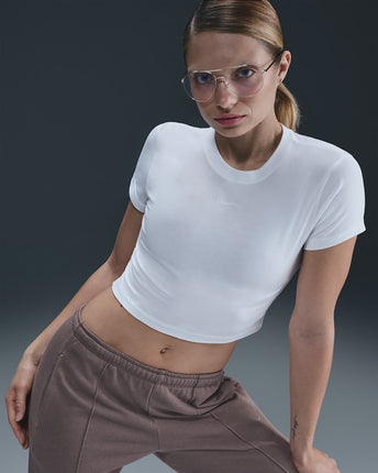 Sportswear Chill Knit Women's Cropped T-Shirt  - HF9538-100