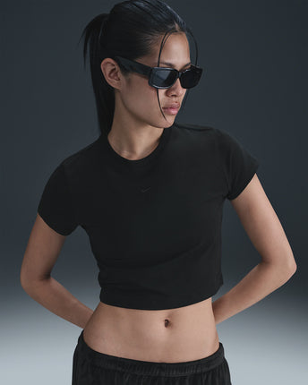 Sportswear Chill Knit Women's Cropped T-Shirt - HF9538 - 010