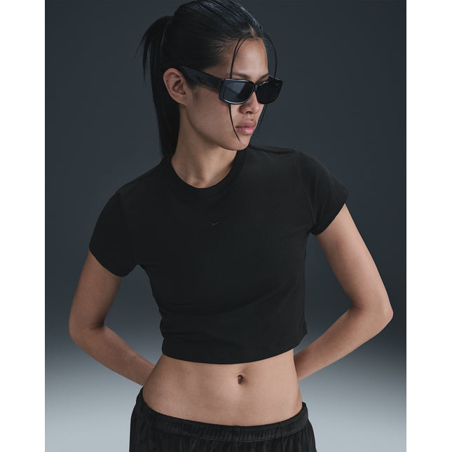 Sportswear Chill Knit Women's Cropped T-Shirt - HF9538 - 010