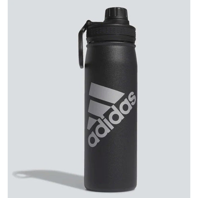 STEEL METAL BOTTLE 600 ML - BLACK/SILVER - 5148636