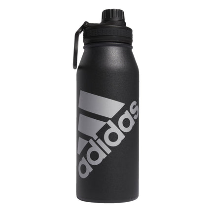 adidas steel 1L metal bottle - 5148626 - BLACK/SILVER