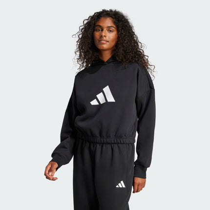 FUTURE ICONS 3 BAR LOGO HOODIE - BLACK - JE0136