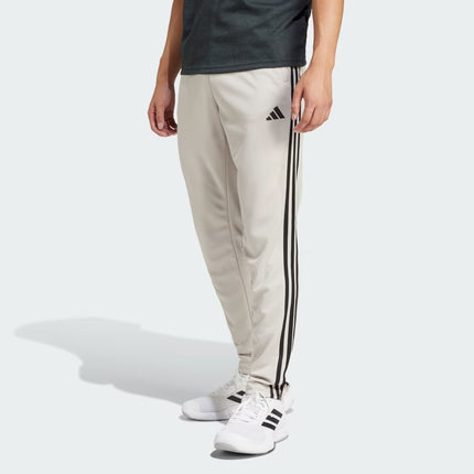 TRAIN ESSENTIALS 3-STRIPES TRAINING PANTS  - TAN/BLACK - JD0334