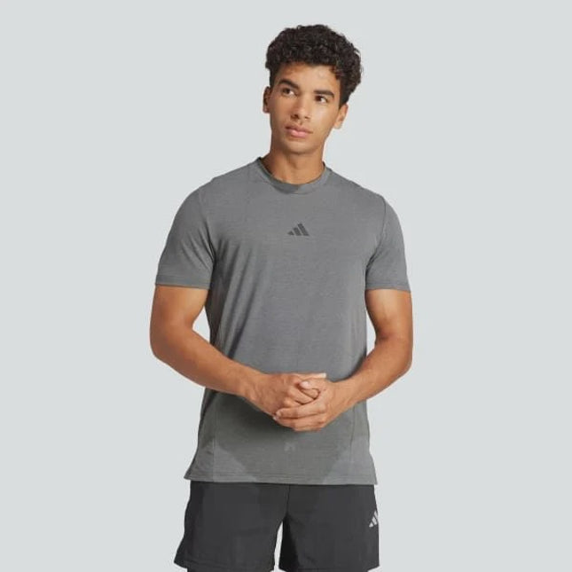 M DESIGNED FOR TRAINING WORKOUT TEE  - GREY - IS3809