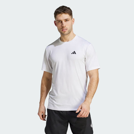 M TRAIN ESSENTIALS STRETCH TRAINING TEE - WHITE - IJ7020