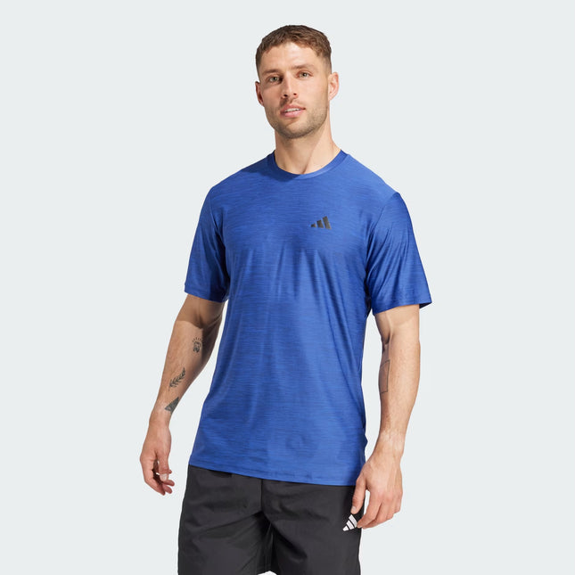 M TRAIN ESSENTIALS STRETCH TRAINING TEE - ROYAL - IW3361