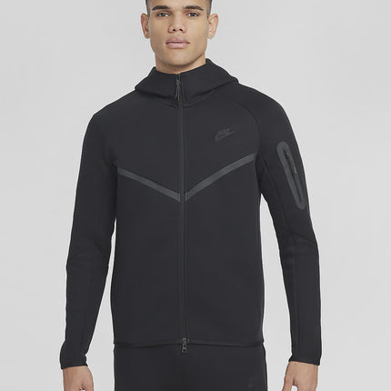 Nike Men's Full Zip Hoodie Tech Fleece Black - HV0949-010