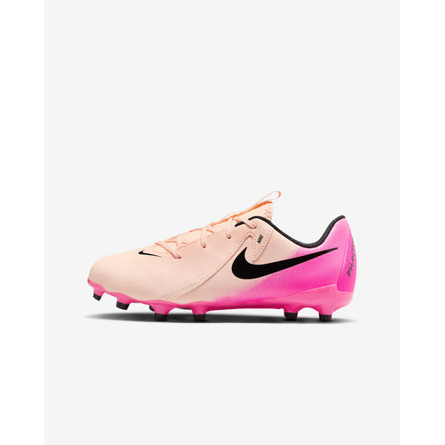 NIKE JR PHANTOM GX II ACADEMY FG/MG - FD6722-800 - CRIMSON TINT/BLACK PINK  - FD6722-800