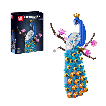 Peacock Wall Art Building Set  - 10149