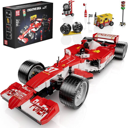 Mould King 10035 F1 Race Car Building Set