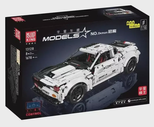 Mould King 13128 Technic Dodge Challenger SRT Dart Demon Hellcat