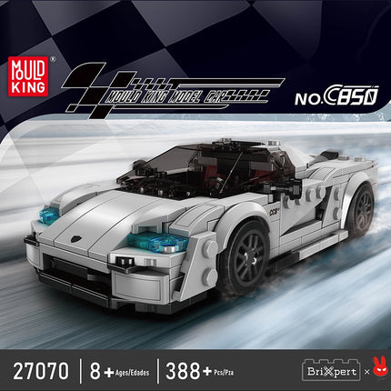 Mould King 27070 C850 Super Car Model Building Set | 388 Pcs