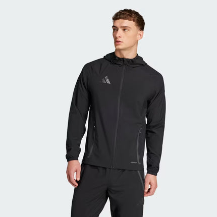 M ADIDAS TIRO 25 COMPETITION VIS TECH TRAVEL MEN'S FOOTBALL TRAINING JACKET - BLACK - JX9502