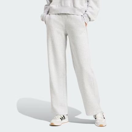 W ESSENTIALS SMALL LOGO FEEL COZY OPEN-HEM PANTS - GREY - JI6050