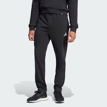M ESSENTIALS SMALL LOGO SINGLE JERSEY PANTS - BLACK - JF1105