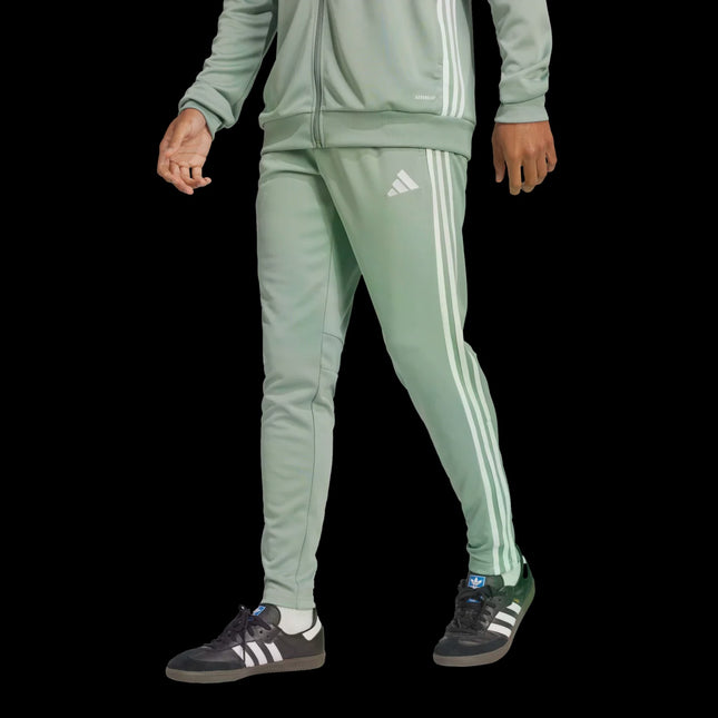M TIRO 25 ESSENTIALS TRAINING TRACKSUIT BOTTOM  - GREEN - JM5971
