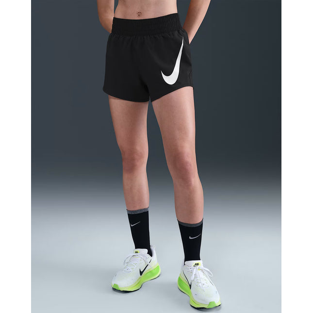 Nike One Swoosh Women's Dri-FIT Mid-Rise Loose 7.5cm (approx.) Brief-Lined Running Shorts - HV2616-010