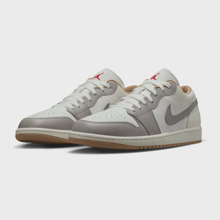 M Air Jordan 1 Low Grey Shoes - 553558-169