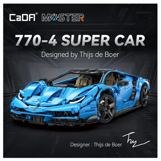 CADA MASTER 1: 8 SUPERCAR 770-4 C61041W
