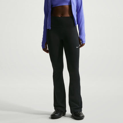 ONE WOMEN'S HIGH-WAISTED FLARED LEGGINGS- BLACK - IB9135-010