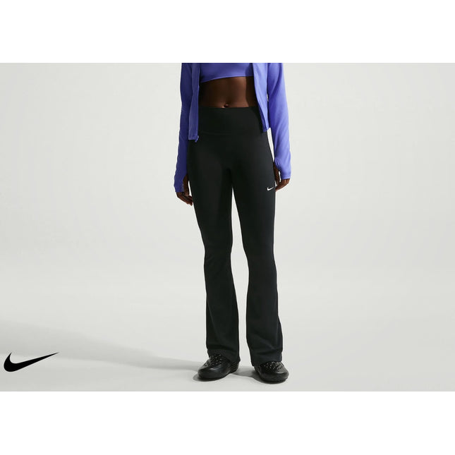 ONE WOMEN'S HIGH-WAISTED FLARED LEGGINGS- BLACK - IB9135-010