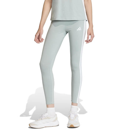 Women's leggings Essentials 3-Stripes - WOSA/WHITE - KC5176