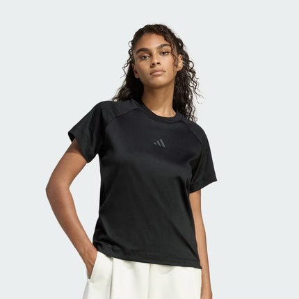 W SOFT LUX TEE - BLACK - KC8089