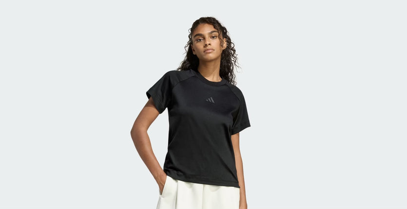 W SOFT LUX TEE - BLACK - KC8089
